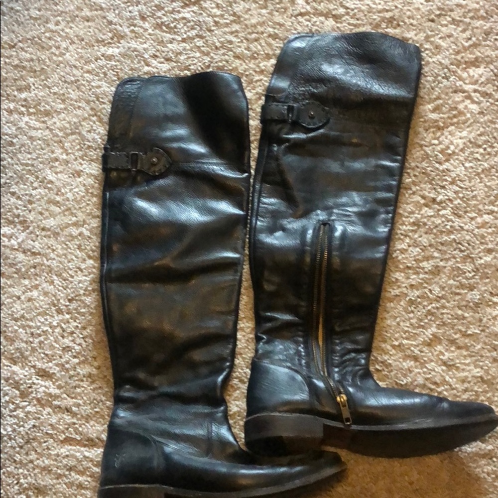 Frye over the knee boots